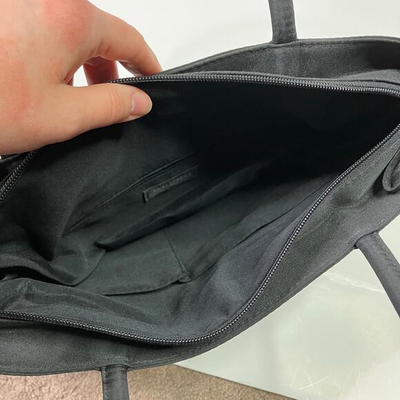 Bueno | Vintage Christmas Embroidered Black Handbag Purse Womens - Picture 4 of 9